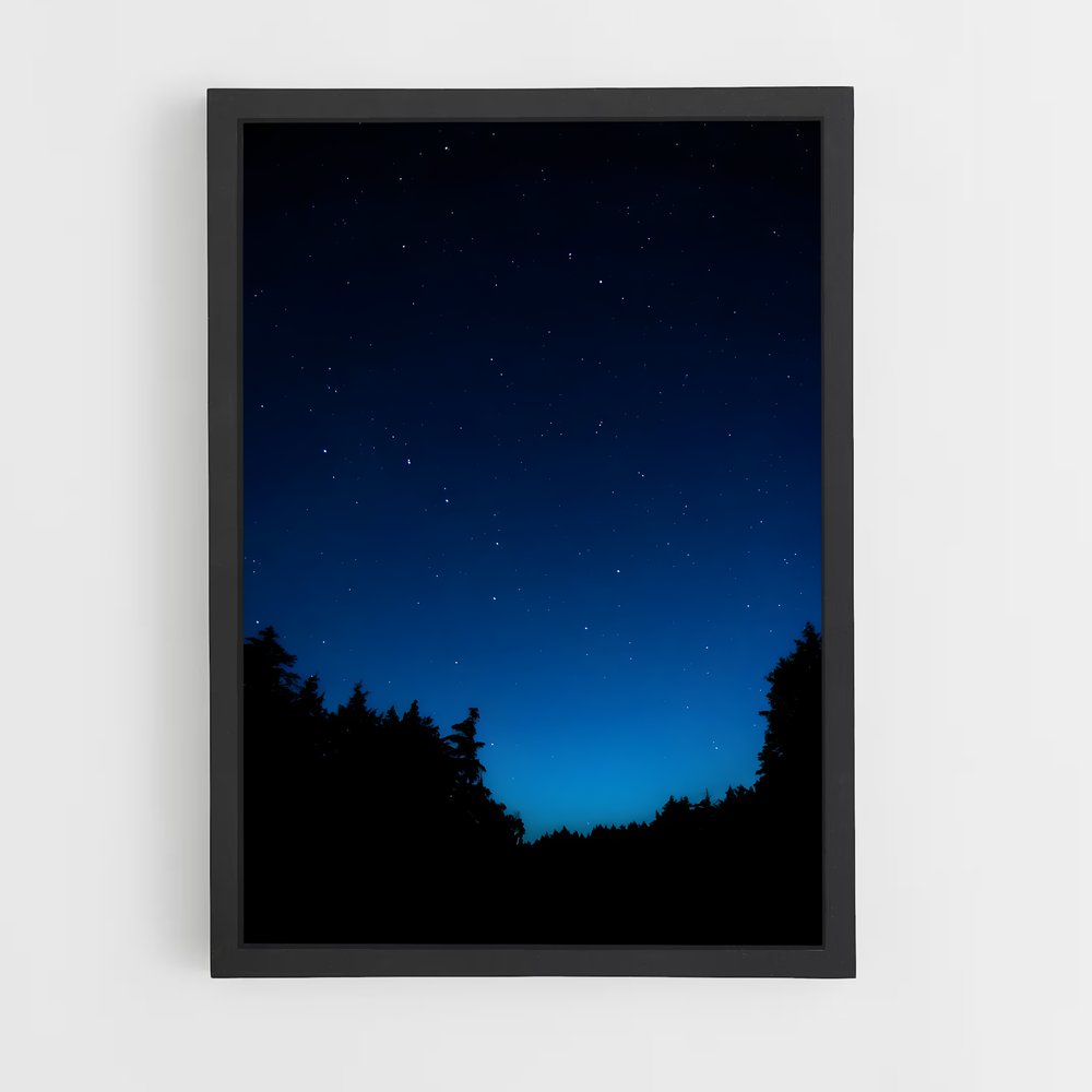 Poster Grande Ourse Éclatante – affiche Constellations (vue 2)